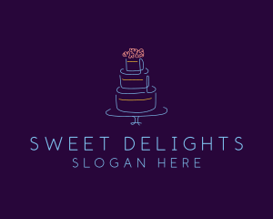 Pastry Cake Dessert logo design