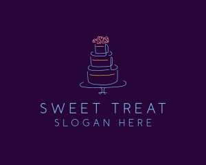 Pastry Cake Dessert logo design