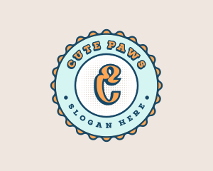 Cute Funky Bottlecap logo design