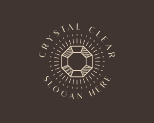 Crystal Diamond Ray logo design