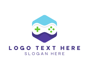 Gaming - Hexagon Gaming Controller logo design
