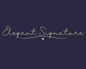 Elegant Calligraphy Company logo design