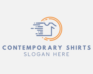 Fast Shirt Delivery logo design