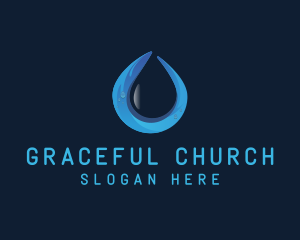 Purified Water Drop logo
