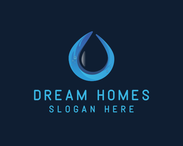 Water Supply logo example 2