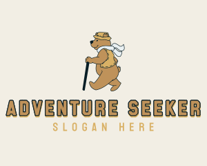 Bear Adventure Camp logo design