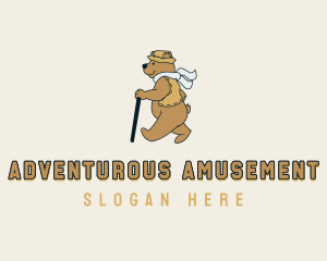 Bear Adventure Camp logo design