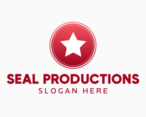Round Star Seal logo