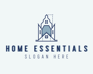 Building Home Architecture logo design