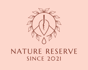 Natural Cinnamon Oil  logo design