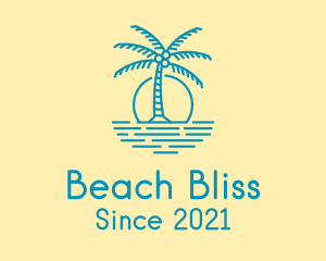 Blue Beach Resort  logo design