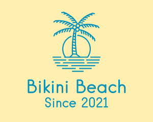 Blue Beach Resort  logo design