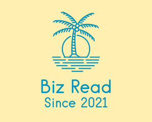 Blue Beach Resort  logo design