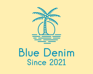 Blue Beach Resort  logo design