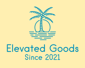 Blue Beach Resort  logo design