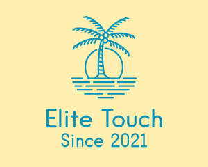 Blue Beach Resort  logo design