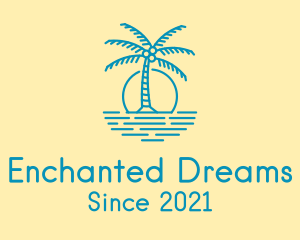 Blue Beach Resort  logo design