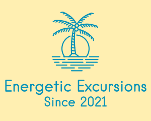 Blue Beach Resort  logo design