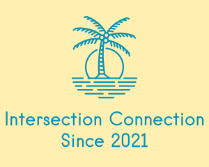 Blue Beach Resort  logo design