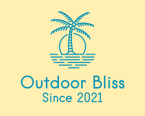 Blue Beach Resort  logo design