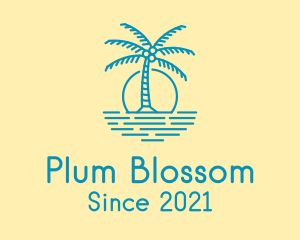 Blue Beach Resort  logo design