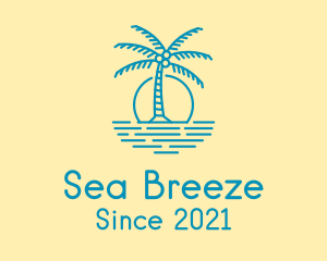 Blue Beach Resort  logo design