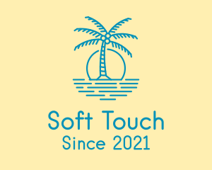 Blue Beach Resort  logo design