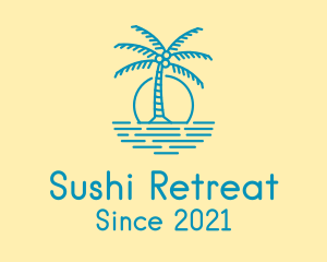 Blue Beach Resort  logo design