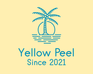 Blue Beach Resort  logo design