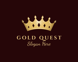 Luxurious Gold Crown logo design