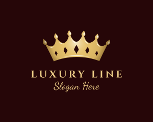 Luxurious Gold Crown logo design