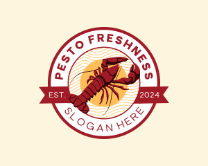 Seafood Lobster Restaurant logo design