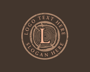 Wood Lumberjack Carpentry   logo