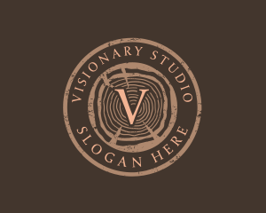 Wood Lumberjack Carpentry   logo