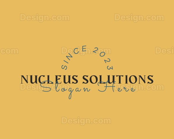 Retro Hippie Business Logo