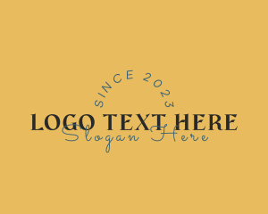 Retro Hippie Business logo