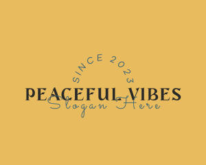 Retro Hippie Business logo design