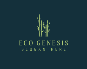 Eco Oriental Bamboo logo design