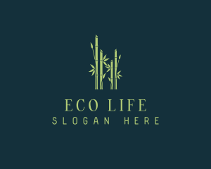 Eco Oriental Bamboo logo design