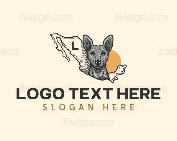 Mexico Dog Wildlife Logo