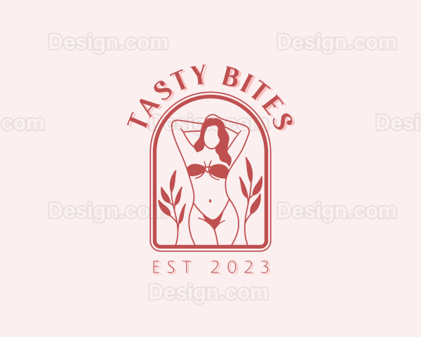 Bikini Swimsuit Body Logo