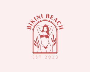 Bikini Swimsuit Body logo design