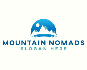 Peak Mountain Nature logo design