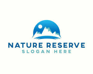 Peak Mountain Nature logo design