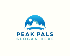 Peak Mountain Nature logo design