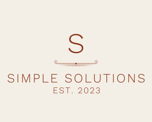 Simple Traditional Company logo design