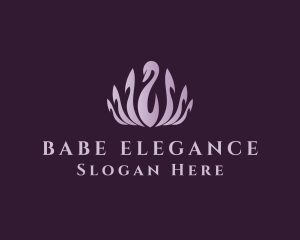 Elegant Swan Hotel logo design