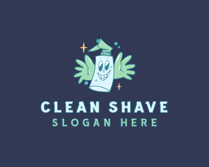 Clean Spray Sanitation logo design