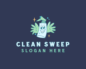 Clean Spray Sanitation logo design