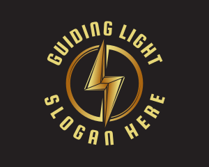 Energy Lightning Element logo design